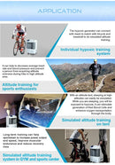 6500 metros de treinamento em altitude simulada 8,5%-19,8% de pureza exercício gerador hipóxico com terapia de oxigênio
