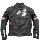 Chaqueta Moto Honda Tela Oxford Verano Transpirable Con 5 Piezas Protectores Extraíbles