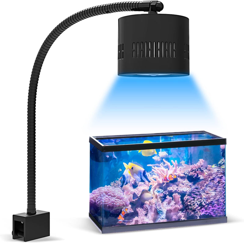 Lominie 70W Asta 120 Aquarium Light 4 Channels Dimmable Light, Full Spectrum Clamp light with Gooseneck Freshwater