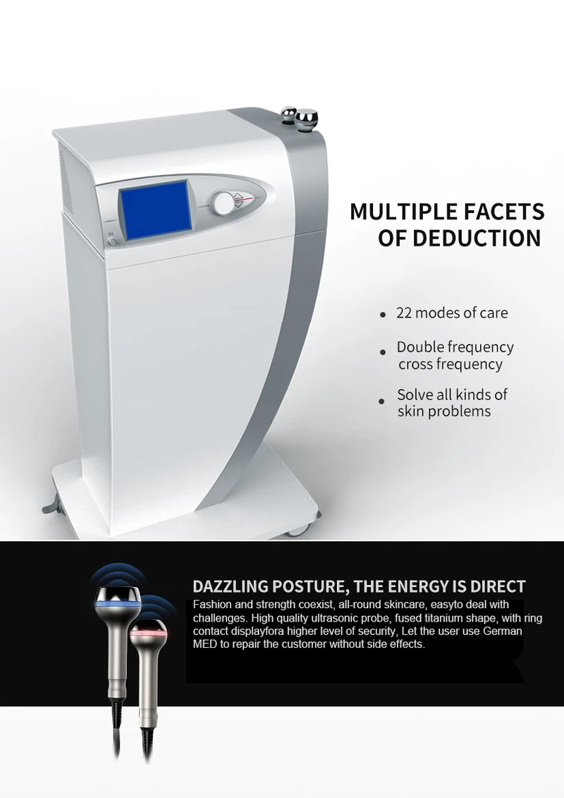 Action Acne Machine MED Water Drip Lifting Machine High Frequency Ultrasound Device Acne ...