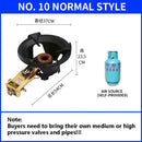 8#/10# kommersiell högtrycksgasspis enhåls högtrycksgasspis för hotellrestauranger