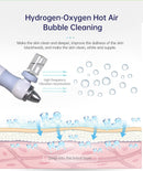 Ashe 6 az 1-ben szuper buborékos dermabráziós ultrahangos terápiás gép oxigénpermetező mikrodermabráziós gép