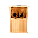 Secchio energetico per pediluvio a infrarossi lontani Biospettro Sauna secca con pietra elettrica in legno di cicuta e tormalina nera