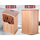 Secchio energetico per pediluvio a infrarossi lontani Biospettro Sauna secca con pietra elettrica in legno di cicuta e tormalina nera