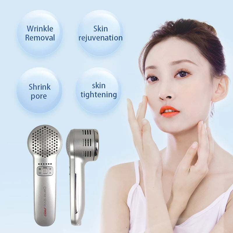 Home Use Portable Hot & Cold Hammer Cryotherapy Facial Rejuvenation Massager