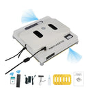 Aspirateur robot ultra-mince pour vitres, contrôle par application, appareil de nettoyage automatique des vitres par pulvérisation d'eau sur les deux côtés, lave-vitre de haute qualité