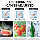 자동 아이스 큐브 제조기 기계 170-420kg/일 스테인리스 스틸 아이스 제조기 기계 바 레스토랑 상업용 가전제품