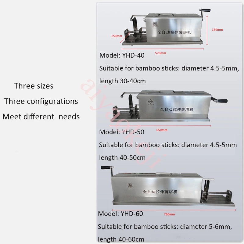 Automatisk Tornado Potatis Spiral Cutter Stretch Potatis Cutter Machine Elektrisk Twister Tornado Spiral Potatis Slicer Cutter