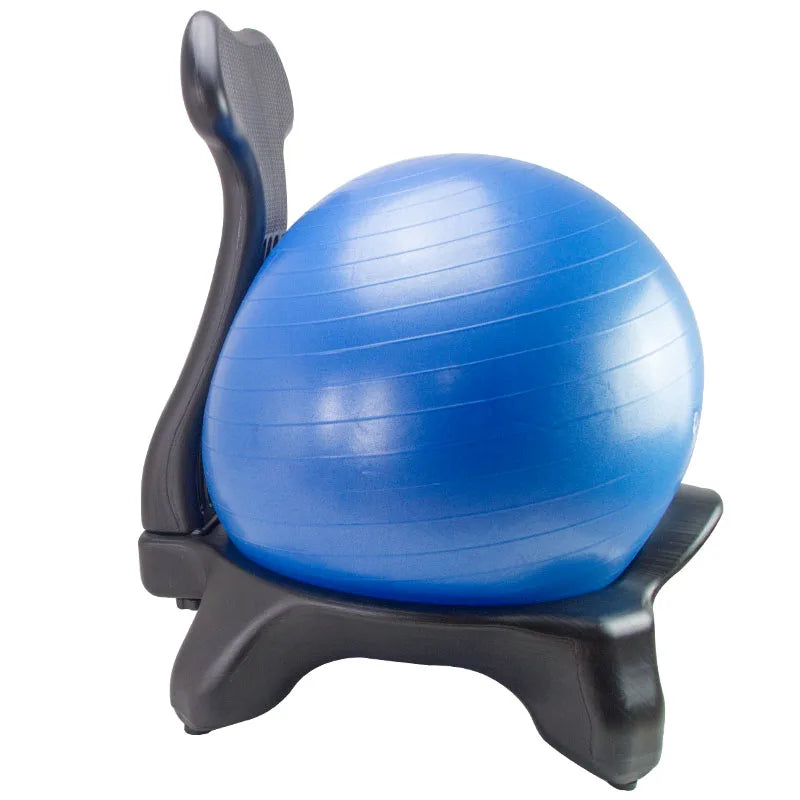 Bilanċ Yoga Ball Chair Bil-Roller, Home Splużjoni Seat Maternità Fitness Safe Soft Elastic