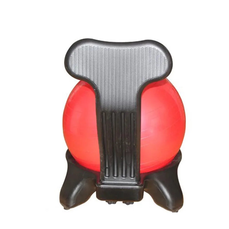 Bilanċ Yoga Ball Chair Bil-Roller, Home Splużjoni Seat Maternità Fitness Safe Soft Elastic