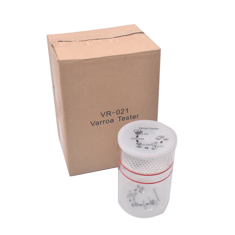 גידול דבורים Varroa Check Tester עם CO2 Varroa Mite Easy Check כלי ניטור קרדית דבורים לכלי כוורן ציוד כוורת