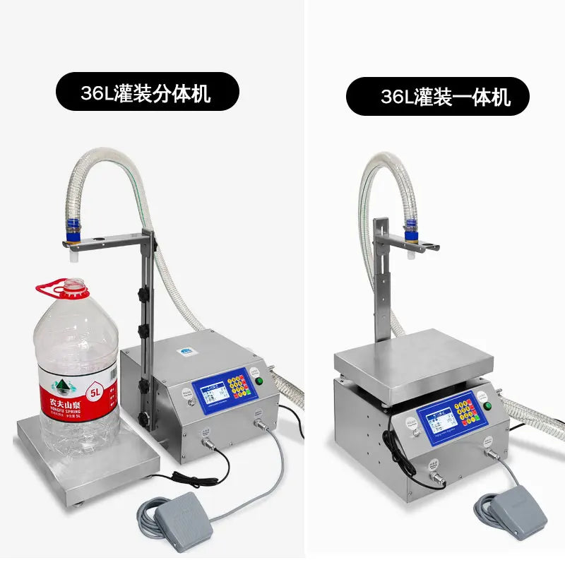 CSY-L36 Grande Fluxo Tipo de Pesagem Totalmente Automático Quantitativo Líquido Lavanderia Líquido Máquina de Envase de Óleo Comestível