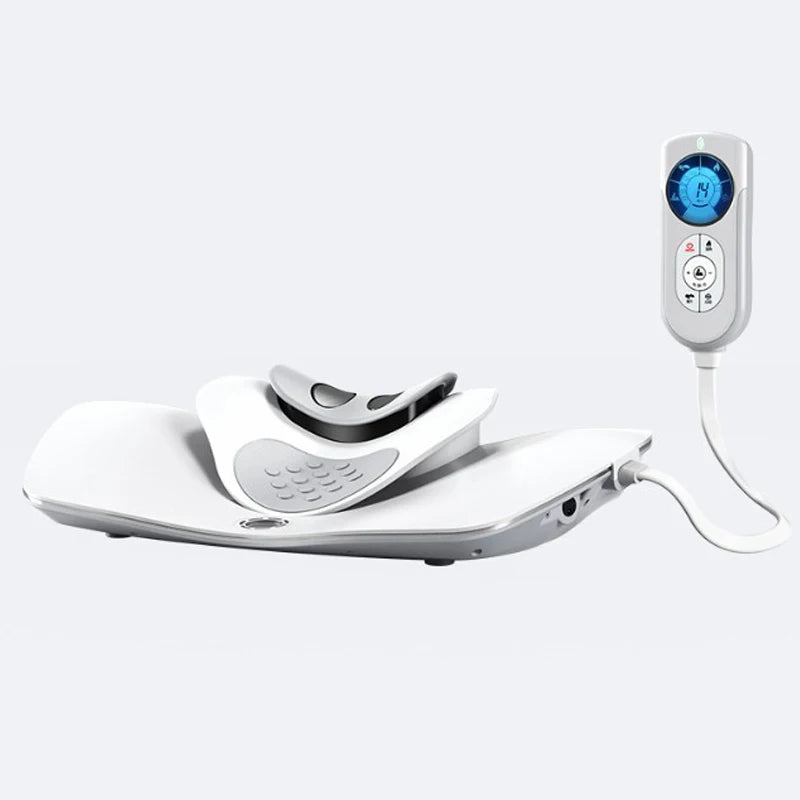 Instrument do trakcji szyjnej szyi ulga w bólu masażer Air Soft Brace szyi ciepły kompres przepuklina krążka szyjnego urządzenie terapeutyczne EMS