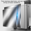 Ticari Elektrikli Et Dilimleme Kesici Paslanmaz Çelik Otomatik Sebze Kesme Öğütücü Makinesi Kıyma Kıyma AB ABD Fişi