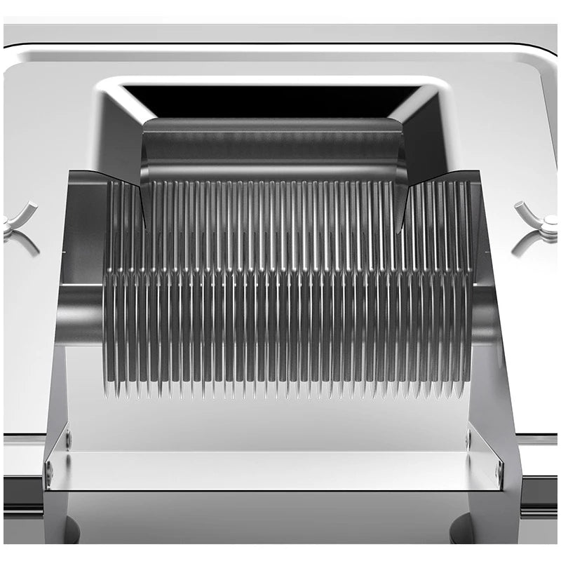 Pemotong Daging Elektrik Komersial Mesin Penggiling Pemotong Sayuran Otomatis Stainless Steel Mesin Cincang Daging Steker EU US