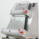 상업용 전기 피자 반죽 롤러 기계 6-15인치 반자동 피자 시터 롤러 폼 베이스 제작 프레스 기계