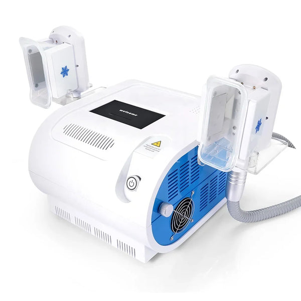 Profissional Cryolipolysis Cavitação Crioterapia Máquina de congelamento de gordura Corpo Emagrecimento Perda de peso Lipo frio Anti celulite Dissolver gordura fria 2 alças