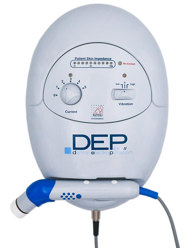 DEP tű nélküli rendszer DermoElectroPoration System V-Lift mélyinfúzió