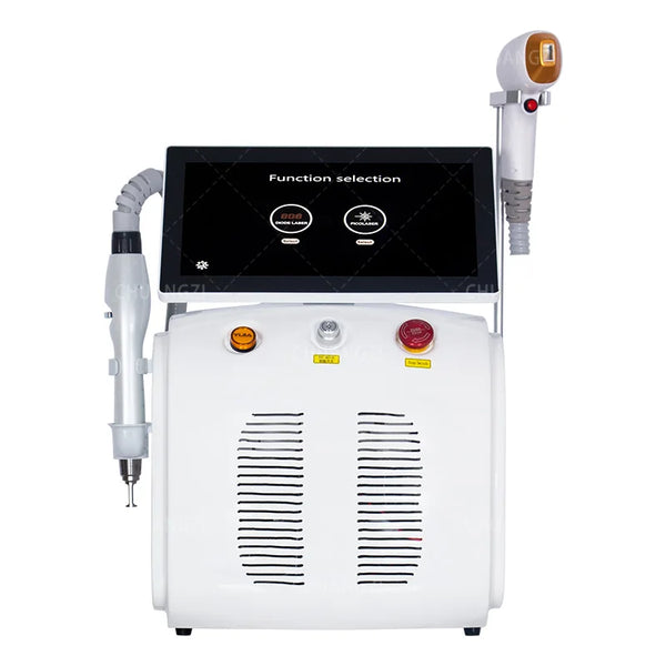 Laser a diodi 2 in 1 Epilatore laser picosecondo per rimozione tatuaggi e depilazione con macchina commutata a picosecondi per donne