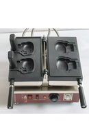 Elettrico 110v 220v 2 pezzi simpatico gattino a forma di macchina per waffle macchina per fare le cialde simpatico cartone animato