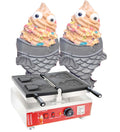 Elektrisk 110v 220v Wink Eye Ice Cream Taiyaki Maker Japansk Mini Fish Cone Machine