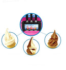 3가지 다른 풍미를 갖춘 전기 220/110V 소프트 아이스크림 머신 과일 냉동고 하드 믹싱 아이스크림 제조기