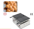 Elektromos 50 lyukú tojásos gofrisütő gép Japán baba Castella piskótagép tapadásmentes buborékos gofrivas sütő