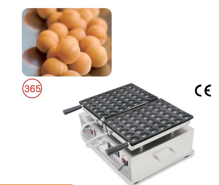 Macchina elettrica per waffle per uova a 50 fori Macchina per pan di Spagna Baby Castella giapponese Antiaderente Bubble Waffle Iron Baker