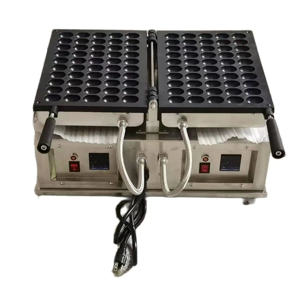 Elektrikli 50 Delik Yumurta Waffle Makinesi Makinesi Japon Bebek Castella Pandispanya Makinesi Yapışmaz Kabarcık Waffle Demir Fırıncı