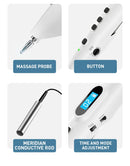 508C 電子経絡検出鍼ペン 9段階の強さのマッサージペン ヘルスケア療法 理学療法 ボディマッサージャー