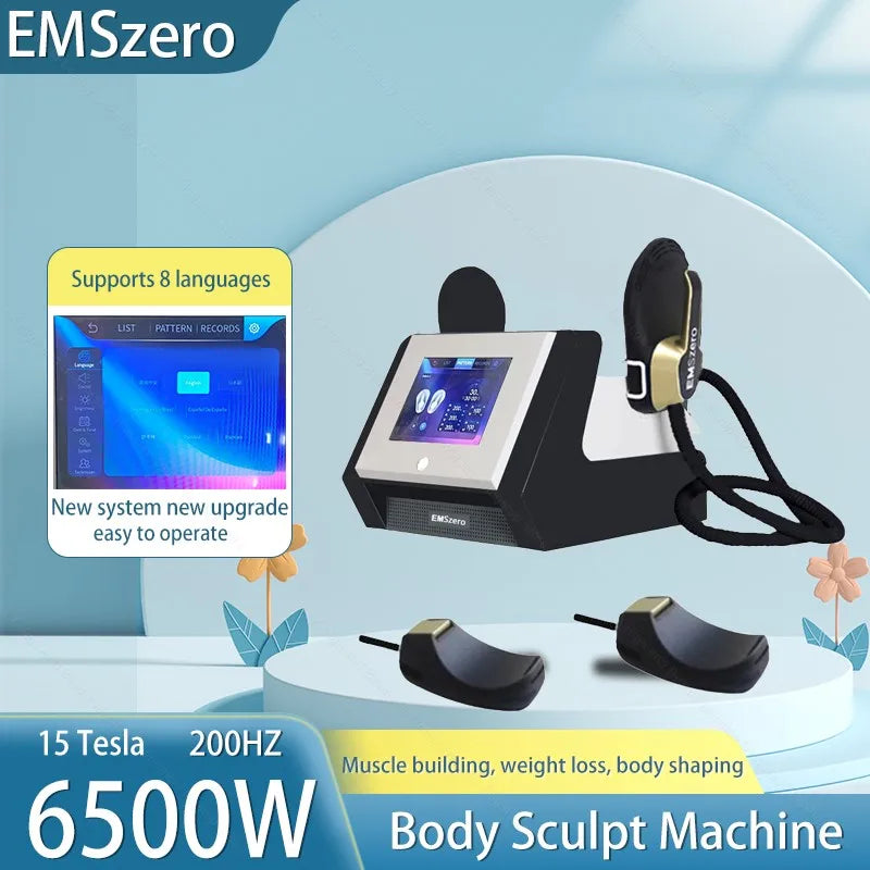 Emszero Machines 2024 Professional 6500w hordozható NEO Body Slimming Nova Rf Mini Muscle EMS elektromágneses stimuláló Hiemt Pro