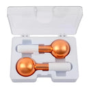 Kule lodowe do twarzy zimny gorący roller do twarzy ze stali nierdzewnej skóra uroda Spa kula chłodząca piłka do masażu pielęgnacja twarzy Cryo Freeze Stick