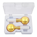 Kule lodowe do twarzy zimny gorący roller do twarzy ze stali nierdzewnej skóra uroda Spa kula chłodząca piłka do masażu pielęgnacja twarzy Cryo Freeze Stick