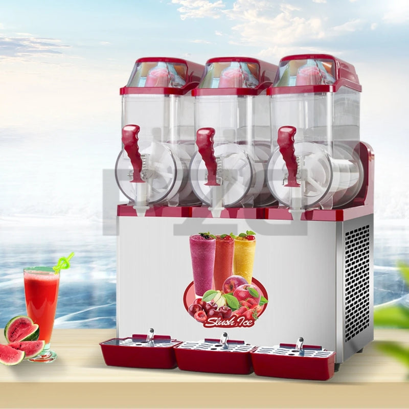 Factory Outlet Ice Cream Slush Machine Margarita Slush Maker 3 Tanks Commercial Slush Making Machine