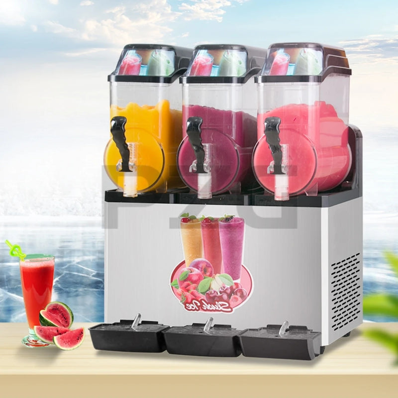 Slushy Machine Factory Factory Outlet Ice Cream Slush Machine Margarita Slush Maker 3 Tanks ...