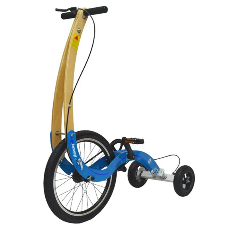 Vouw 20 Inch Oefening Halve Fiets Fietsstandaard Rijden Fitness Scooter Met Drie Wielen