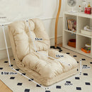 Foldable Lounger Bed Convertible Sofa Water-Resistant Lazy Chair Sofas for Living Room Sleeper Folding Home Furniture Single