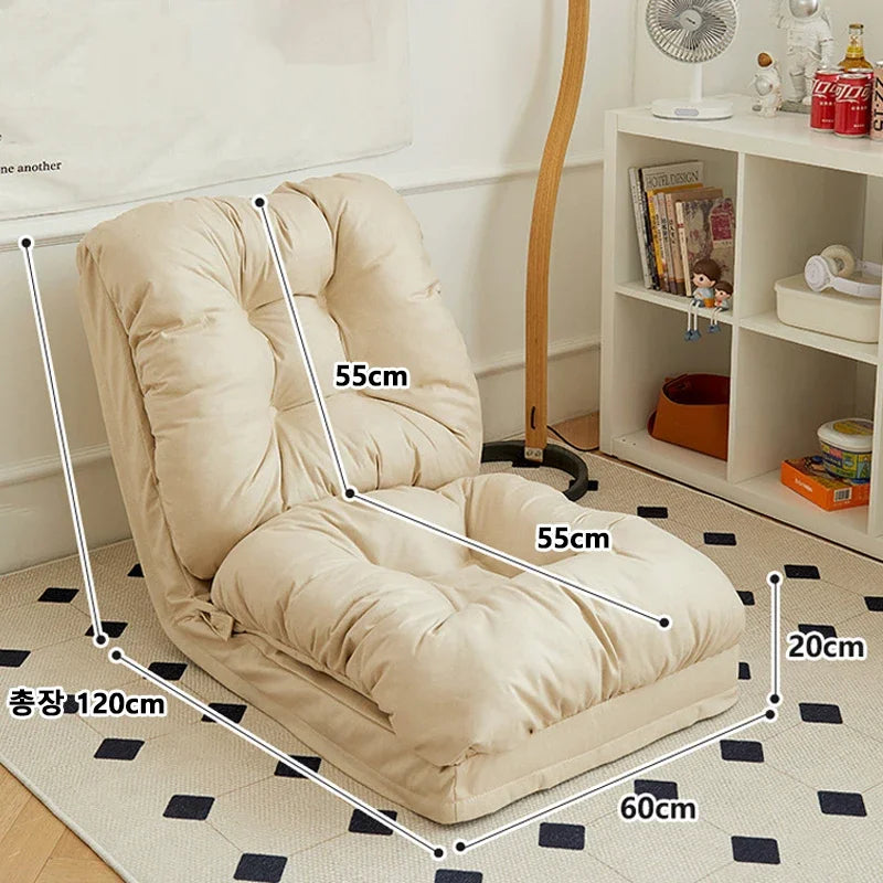 Tumbona plegable, sofá Convertible, silla perezosa resistente al agua, sofás para sala de estar, muebles plegables para el hogar individuales