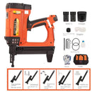 Gsr40a nailer de gás rápido sem fio ajustável, nailer de ar para carpintaria, porta de concreto e janela, calha decorativa fixa n