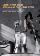 AK-74 Su Buharı Ayırıcılı Süt Köpürtücü Köpürtme Sürahisi Paslanmaz Çelik Kuru Buhar Süt Buharlayıcı