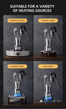 AK-74 Su Buharı Ayırıcılı Süt Köpürtücü Köpürtme Sürahisi Paslanmaz Çelik Kuru Buhar Süt Buharlayıcı