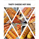 상업용 치즈 핫도그 스틱 프라이어 전기/가스 딥 코리안 콘도그 프라이어 머신 코리안 모짜렐라 메이커 21L