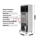 플러리 아이스크림 블렌더 메이커 DIY 다양한 선물 플러리 아이스크림 믹서 밀크 셰이크 속도 조절 믹서기 기계 110V 220V