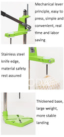 Máquina de perfuração de coco verde, faca de perfuração para abrir frutas, abridor manual de tampas de coco em aço inoxidável, ferramenta de abertura de casca de coco