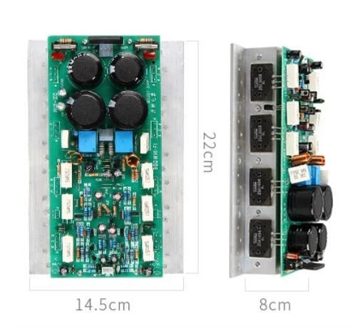 Papan Penguat Audio Daya Tinggi HIFI 450W+450W Stereo Stage AMP Mono 800W 8 buah Chip Sanken