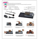 Máquina de llenado de tabaco eléctrica HK-2 con bandeja para liar, tubo de humo de 5,5/6,5/8 mm, inyector de cigarrillos totalmente automático