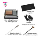 Máquina de llenado de tabaco eléctrica HK-2 con bandeja para liar, tubo de humo de 5,5/6,5/8 mm, inyector de cigarrillos totalmente automático