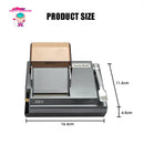 Máquina de llenado de tabaco eléctrica HK-2 con bandeja para liar, tubo de humo de 5,5/6,5/8 mm, inyector de cigarrillos totalmente automático