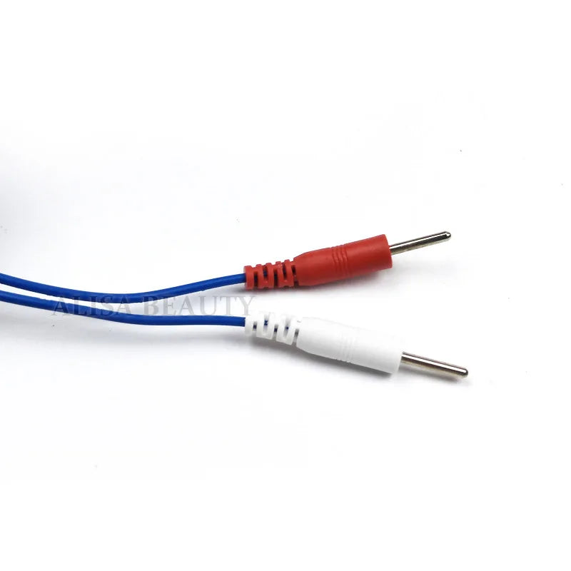 6pcs/lot 2mm diameter jarum Bahagian kabel Terapi untuk SDZ-II Perangsang otot saraf elektrik Pengurut elektroakupunktur