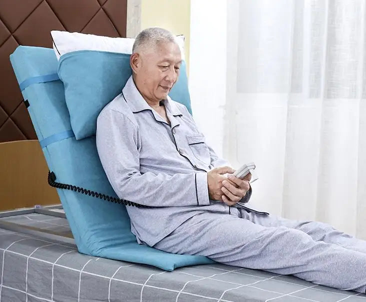 Orang tua bangun bantuan listrik bingkai sandaran tempat tidur pasien lumpuh bangun booster